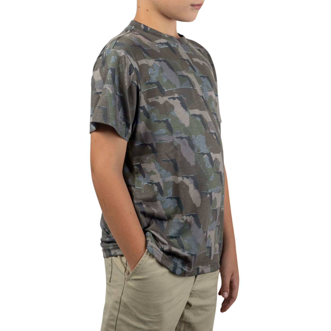 Florida Camo - Kids Short Sleeve Shirt