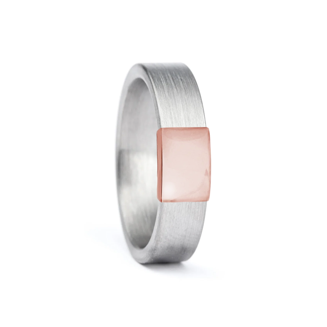 Classic 5mm 14kt Rose Gold Barrel Band