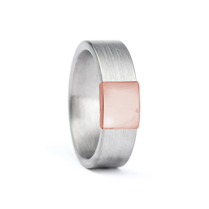 Classic 7mm 14kt Rose Gold Barrel Band