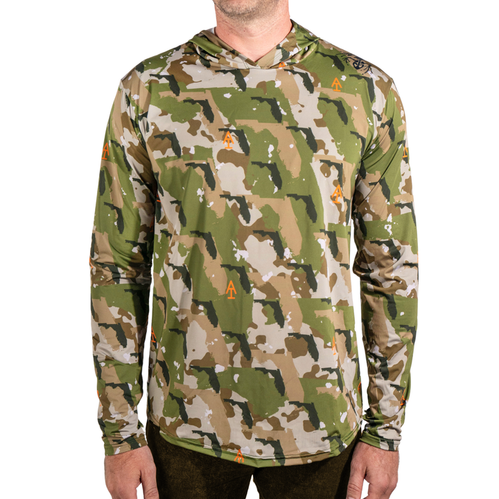 A.I. State Camo - Fall Performance Hoodie