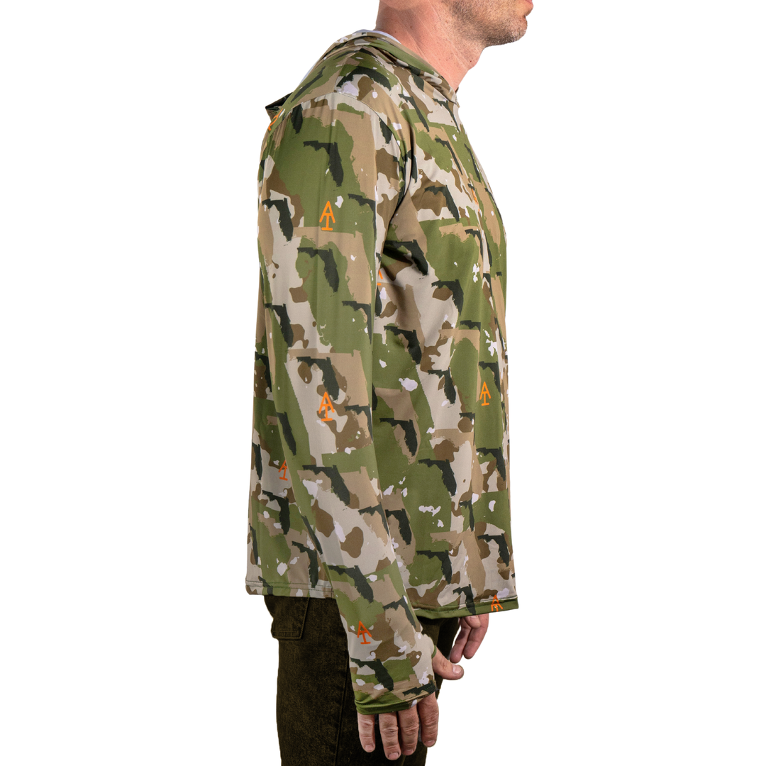 A.I. State Camo - Fall Performance Hoodie