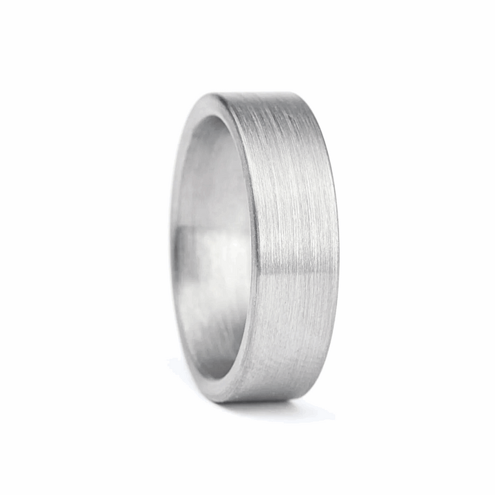 a rugged men's wedding ring crafted from an authentic shotgun barrel. Made in the USA, this unique ring is designed for hunters and outdoorsmen who live for the hunt. A perfect symbol of commitment with an edge of adventure.
