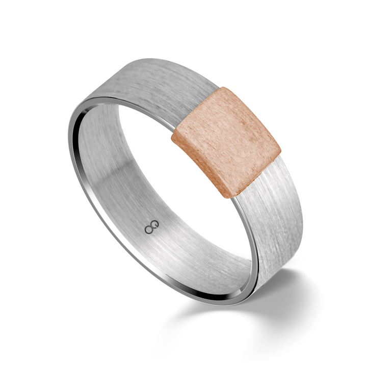 Classic 7mm 14kt Rose Gold Barrel Band