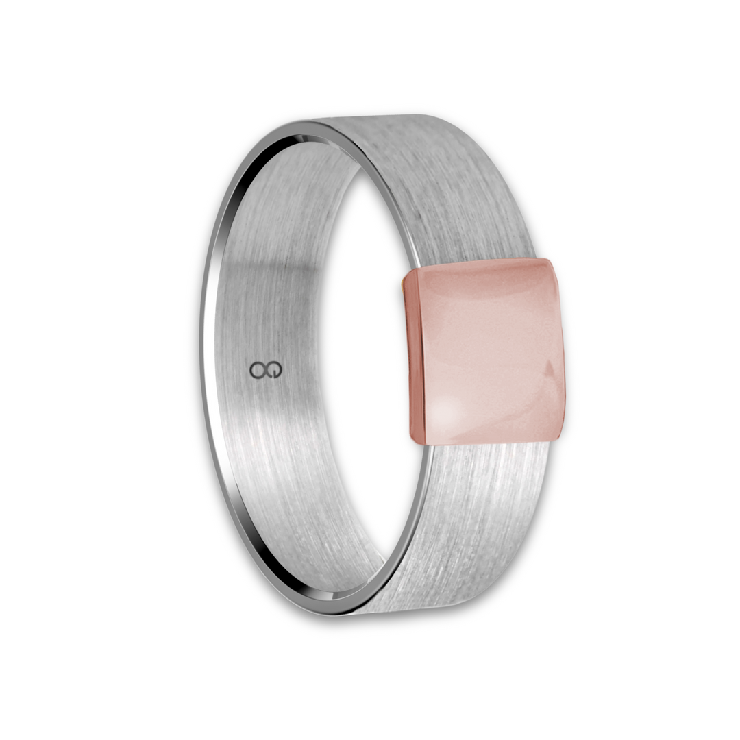 Classic 7mm 14kt Rose Gold Barrel Band