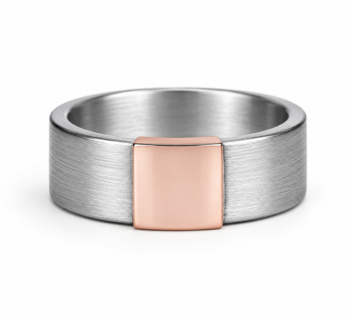Classic 7mm 14kt Rose Gold Barrel Band