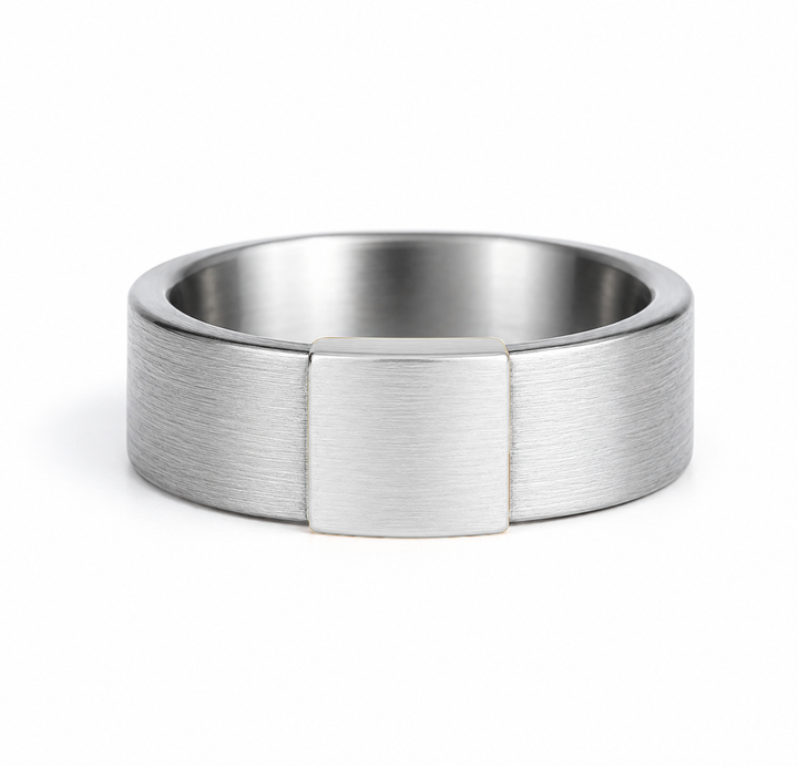 Classic 7mm Silver Platinum Barrel Band