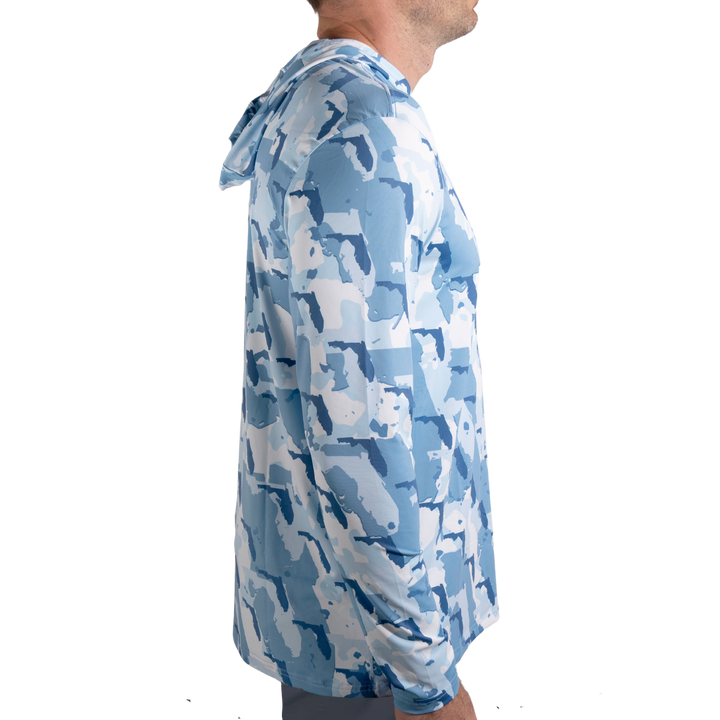 Florida Camo - Fishing Long Sleeve Hoodie