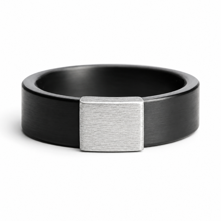 Gunmetal 7mm Silver Platinum Barrel Band