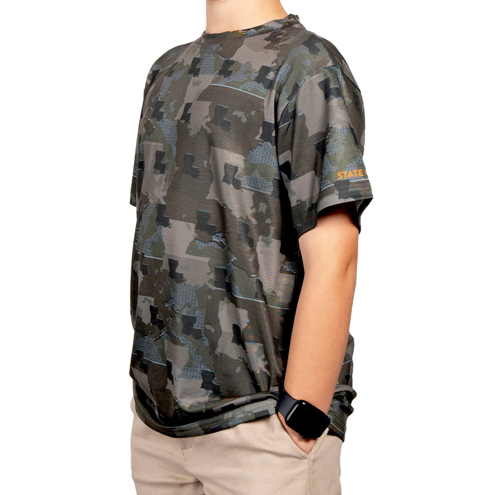 Louisiana Camo - Kids Short Sleeve