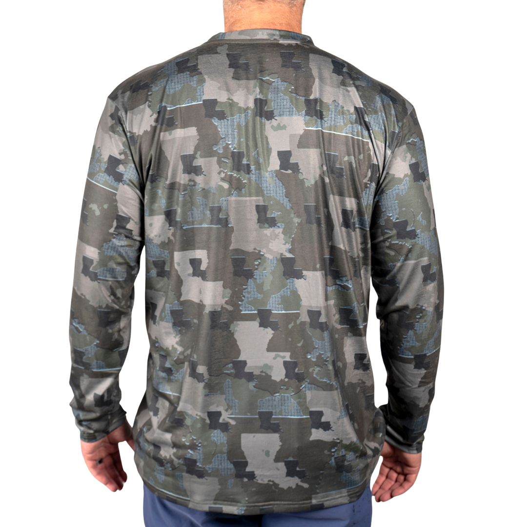 Louisiana Camo - Long Sleeve Shirt