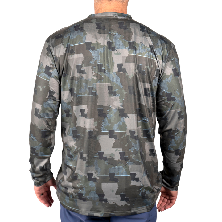 Louisiana Camo - Long Sleeve Shirt