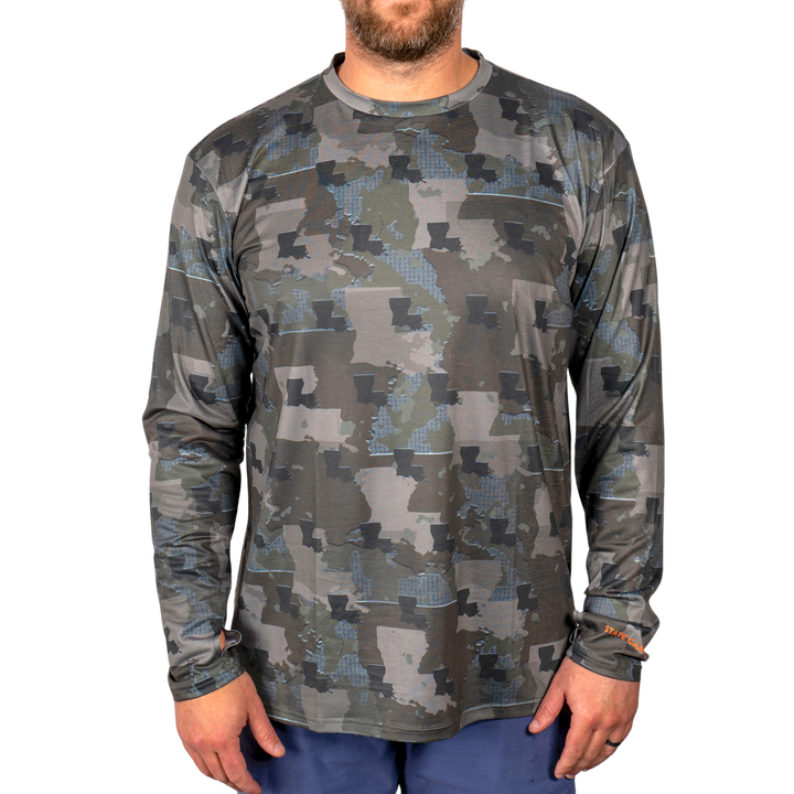 Louisiana Camo - Long Sleeve Shirt