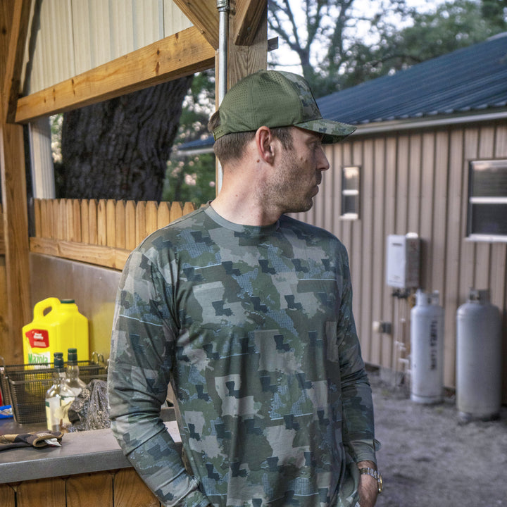 Louisiana Camo - Long Sleeve Shirt