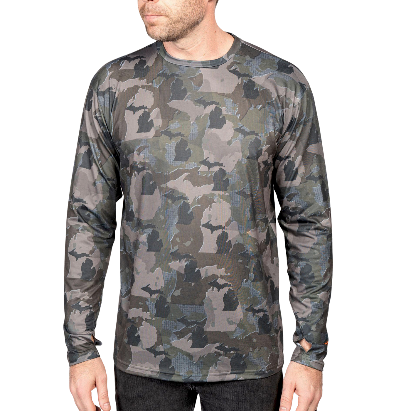 Michigan Camo - Long Sleeve Shirt