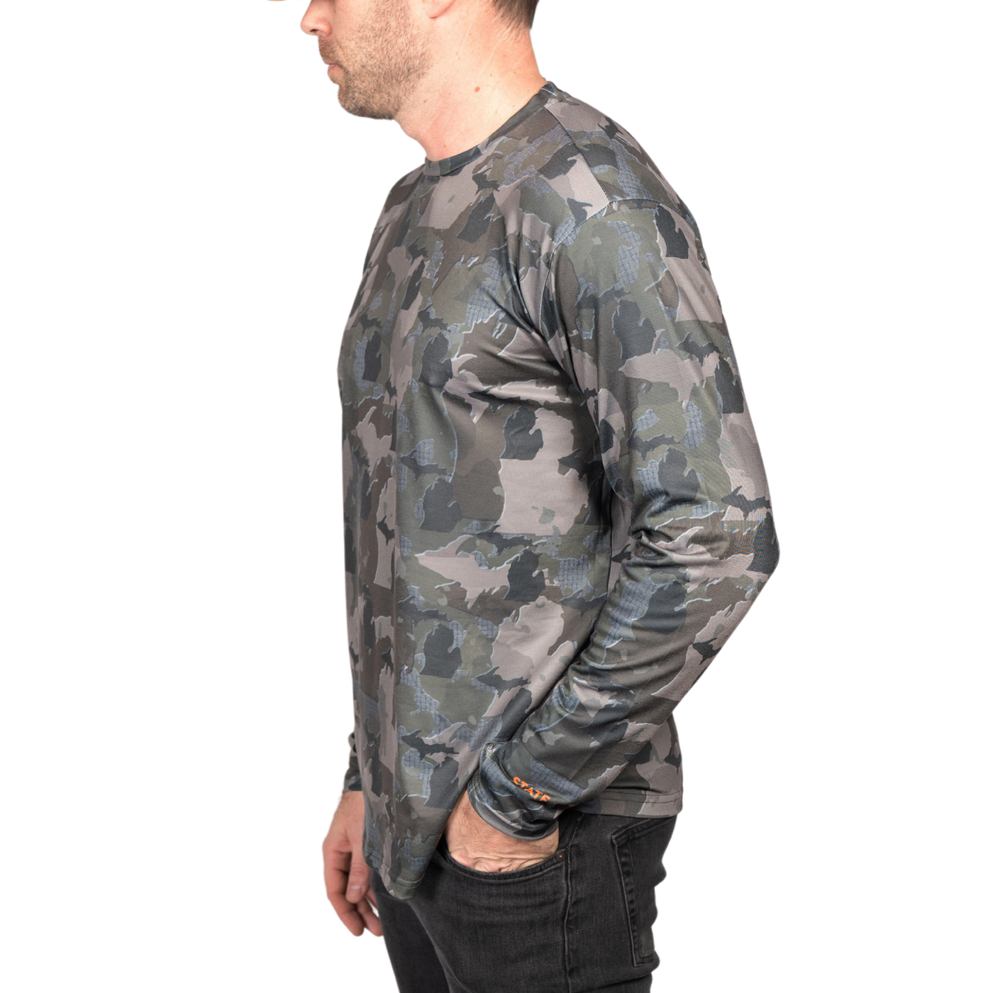Michigan Camo - Long Sleeve Shirt