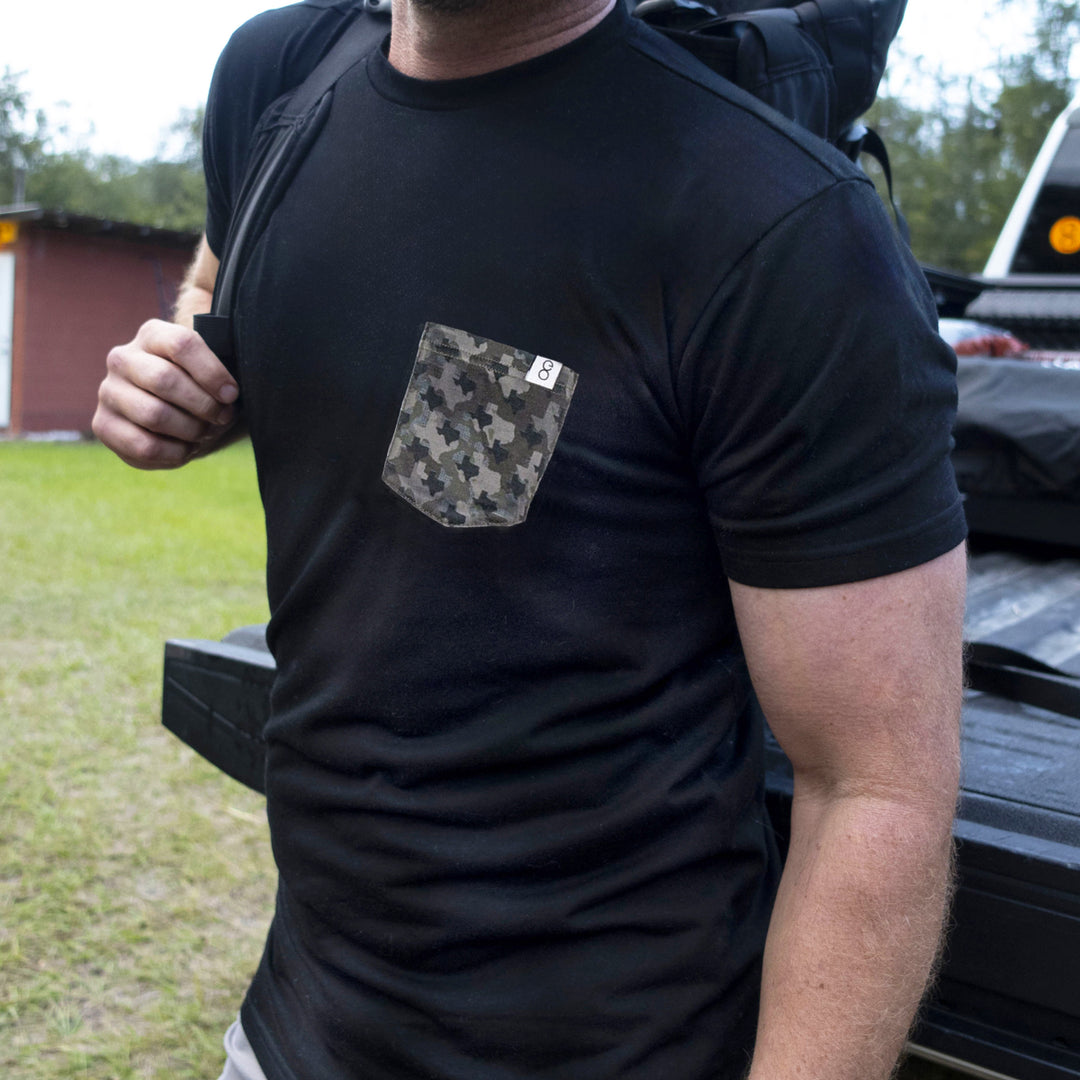 Texas Camo - Short Sleeve Camo Pocket