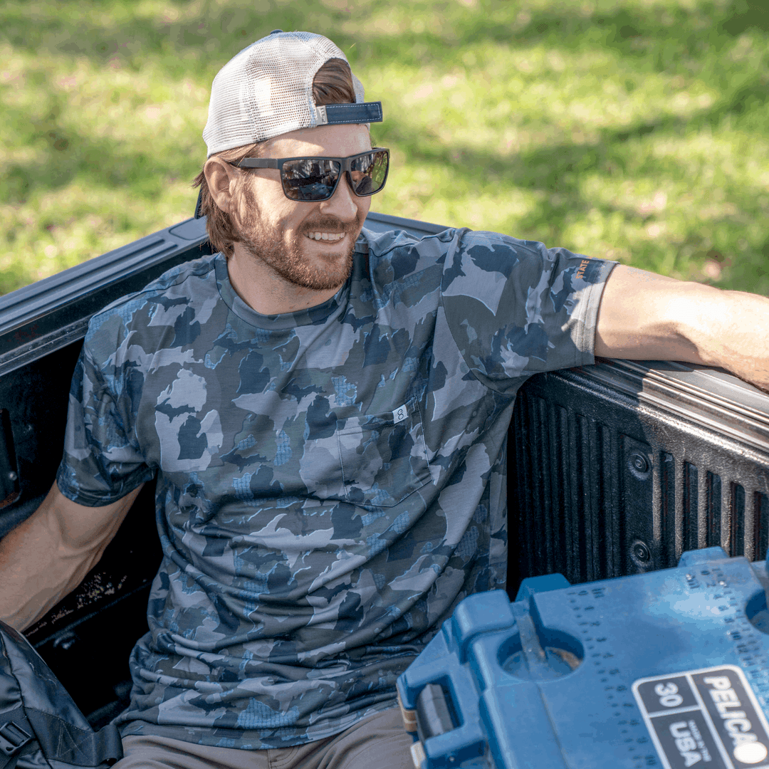 Michigan Camo - Short Sleeve Shirt