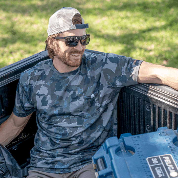 Michigan Camo - Short Sleeve Shirt