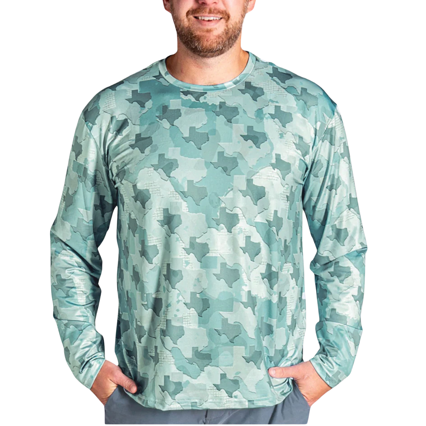 Texas Camo - Long Sleeve Fishing Shirt