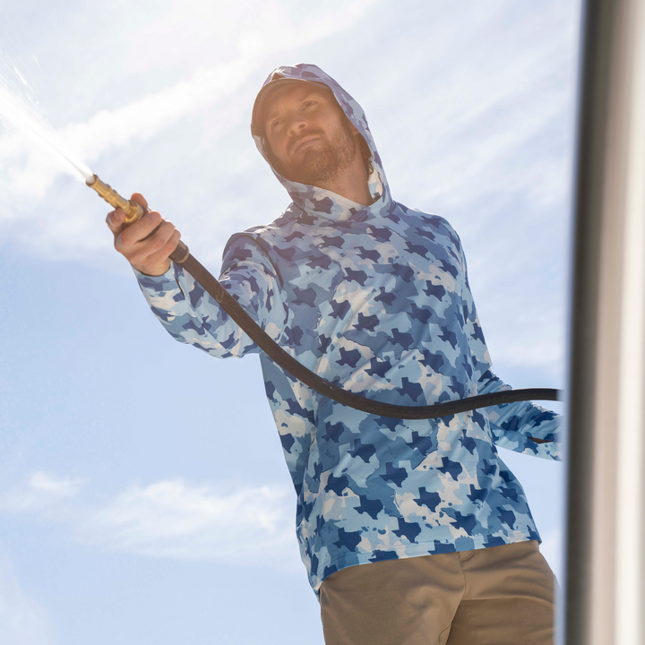 Texas Camo - Long Sleeve Fishing Shirt