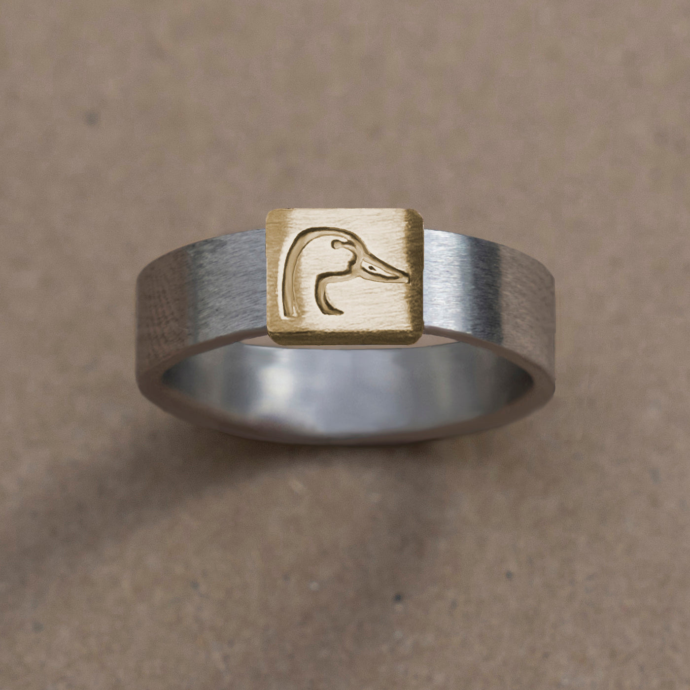 Ducks Unlimited Classic 14kt Yellow Gold  Brushed Barrel Band