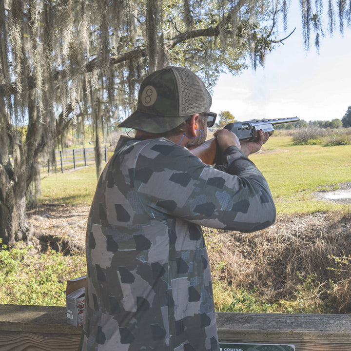 Everyday Outdoors Georgia State Camo Men's Long Sleeve Shirt  Edit alt text