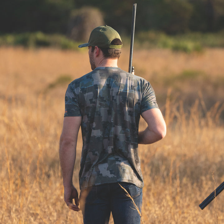 Everyday Outdoors Louisiana State Camo Men's Short Sleeve Shirt